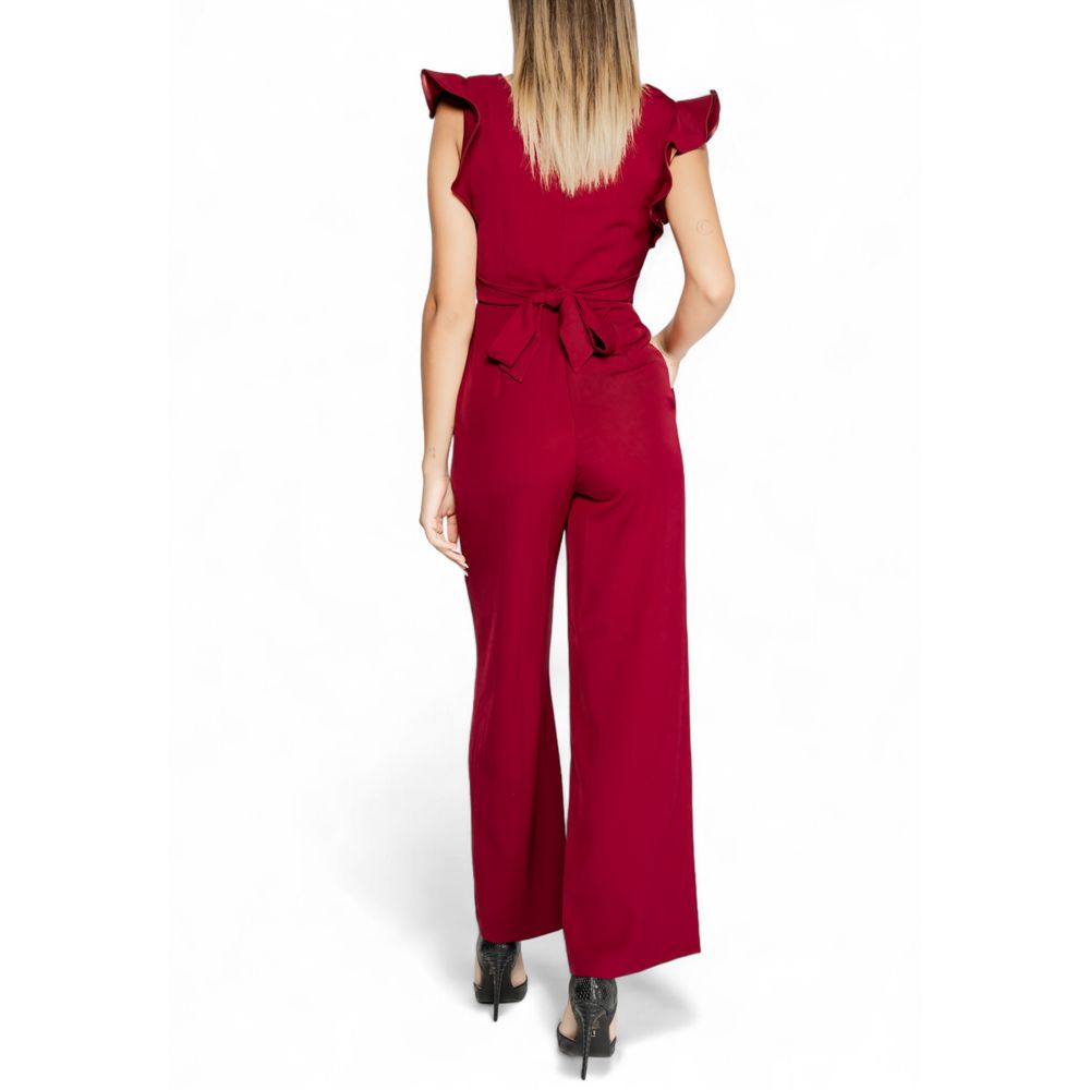 Rinascimento Burgundy Polyester Suits & Blazer