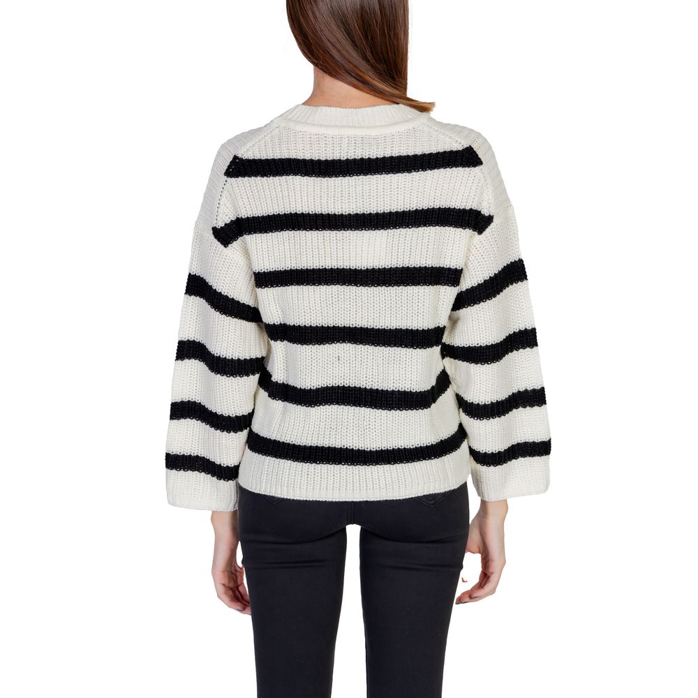 Jacqueline De Yong Cream Marabou Sweater