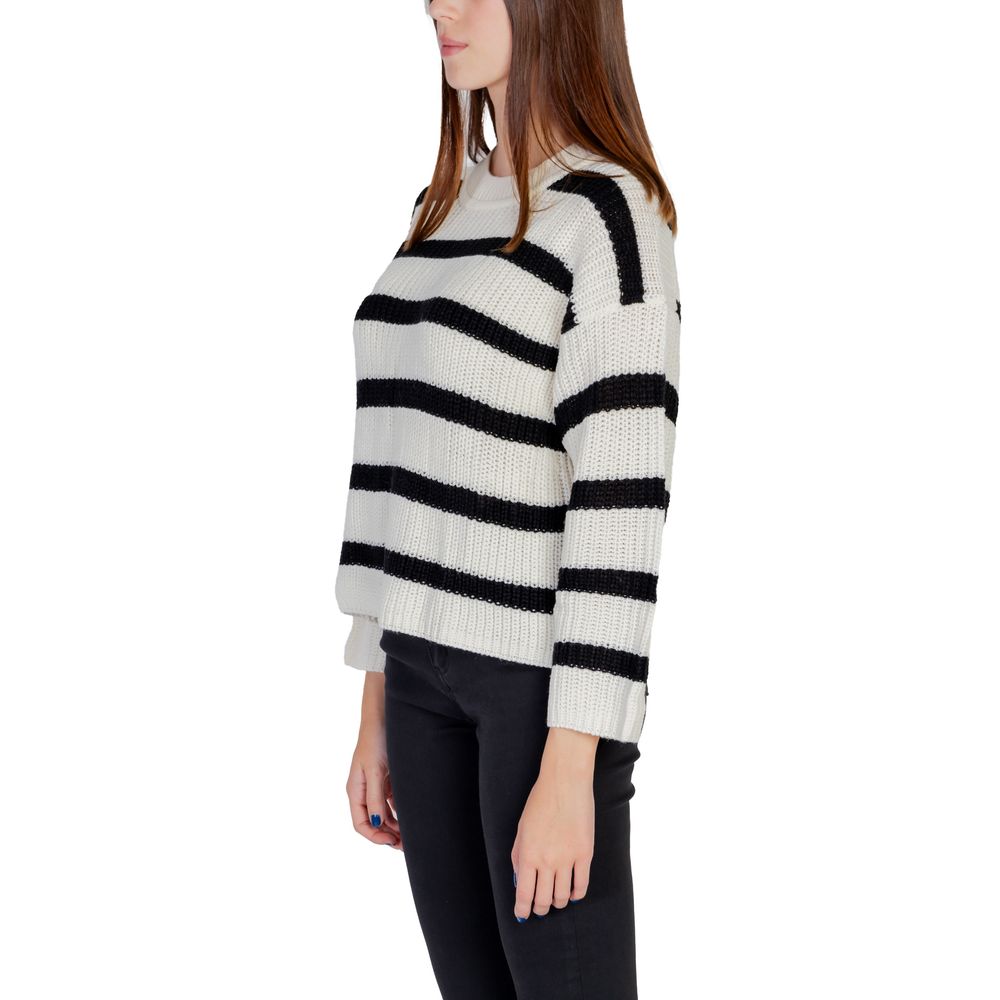 Jacqueline De Yong Cream Marabou Sweater