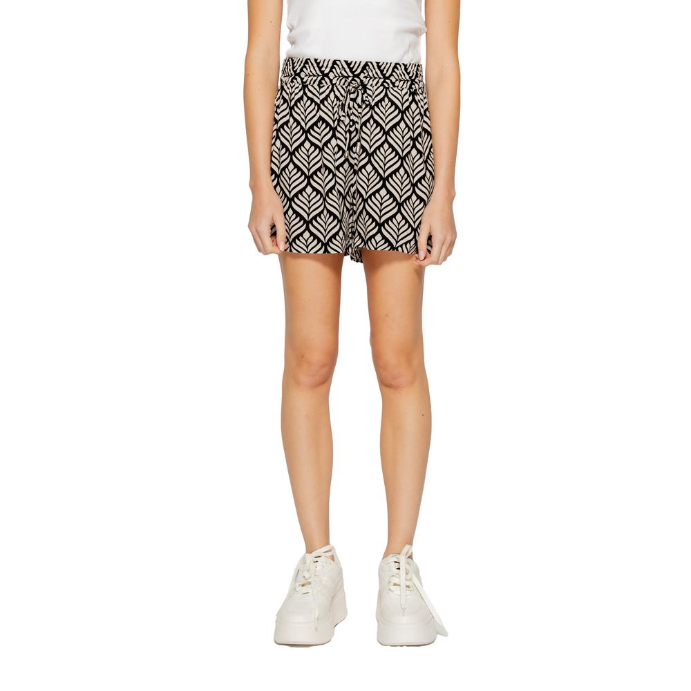 Jacqueline De Yong Black Viscose Shorts