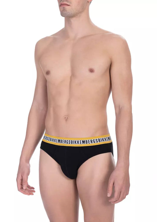 Bikkembergs Black Cotton Men's Brief