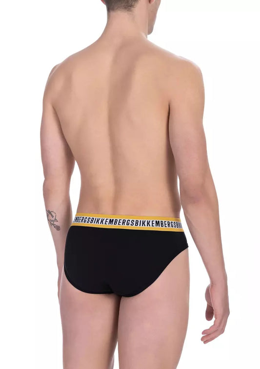 Bikkembergs Black Cotton Men's Brief