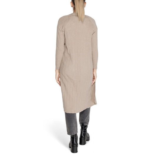 Only Beige Marabou Cardigan