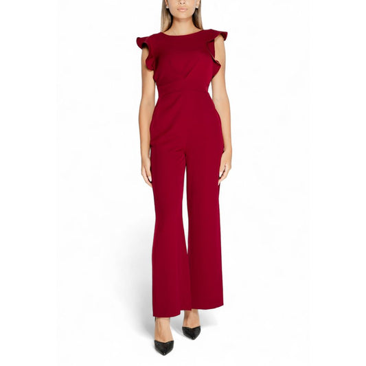 Rinascimento Burgundy Polyester Suits &amp; Blazer