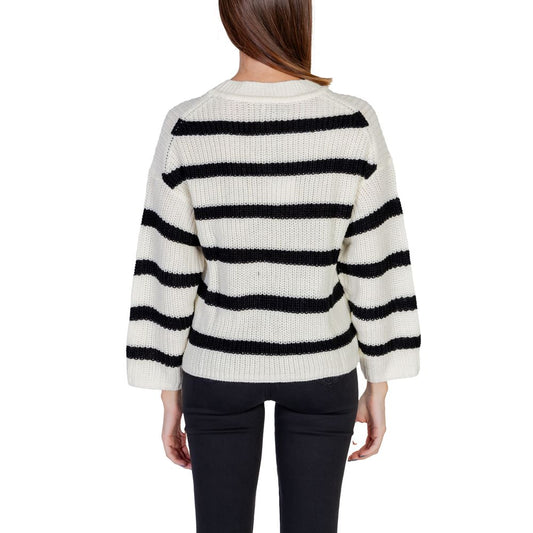 Jacqueline De Yong Cream Marabou Sweater
