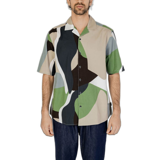 Only &amp; Sons Green Cotton Shortsleeve