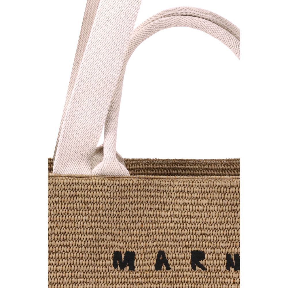 Marni Raffia - effect Tote Bag - MELZAOR - 